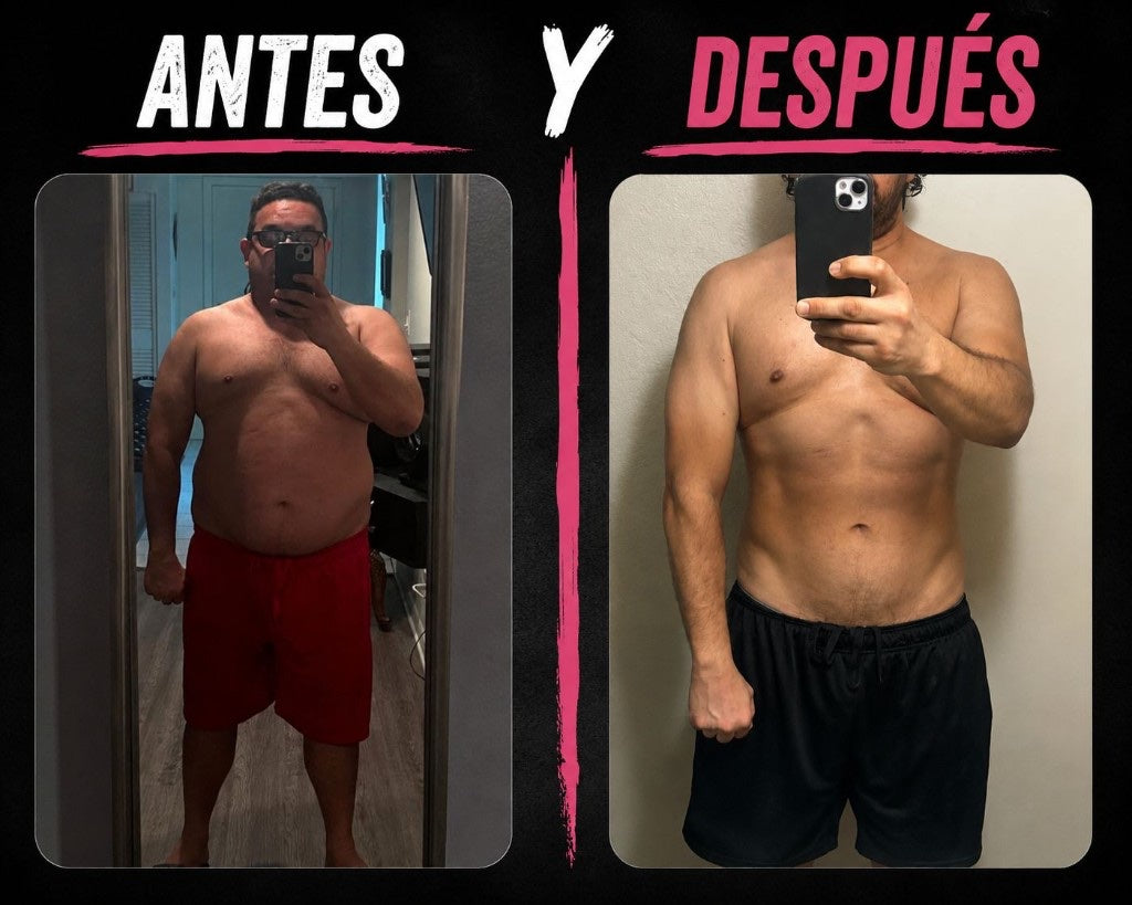 Transformación antes y después