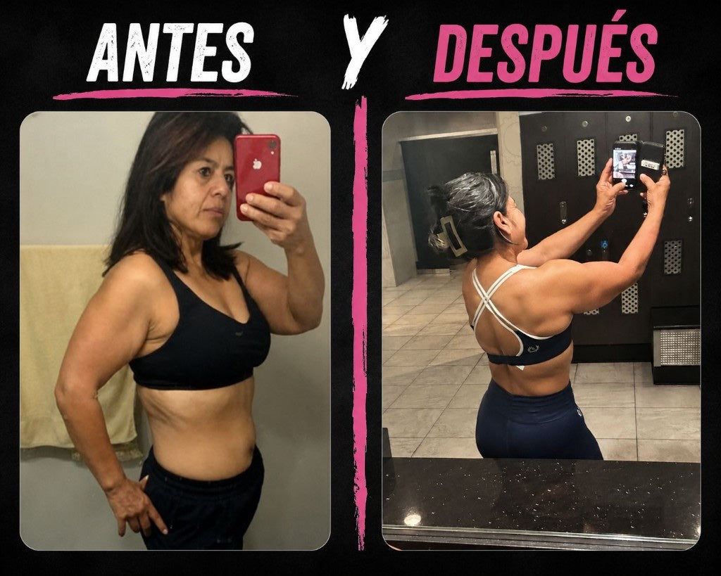 Transformación antes y después